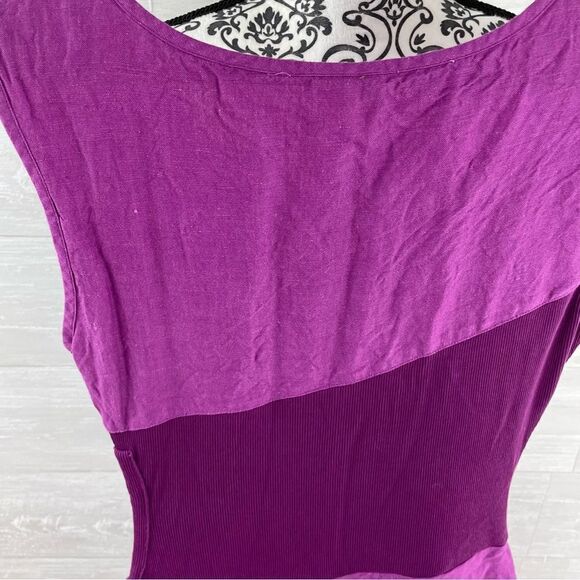 Matilda Jane Ekaterina Grape Linen Blend Midi Dress - Picture 7 of 8